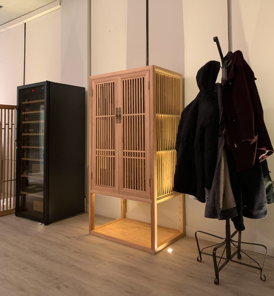 Kumiko Cabinets Combine Japanese Tradition with Scandinavian Expression